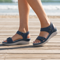 Padova Orthopedic Comfort Sandals in Blue