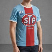 Kyrenia Vintage Racing Graphic Tee in Blue