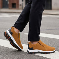 Sesimbra Suede Slip-On Sneakers in Brown