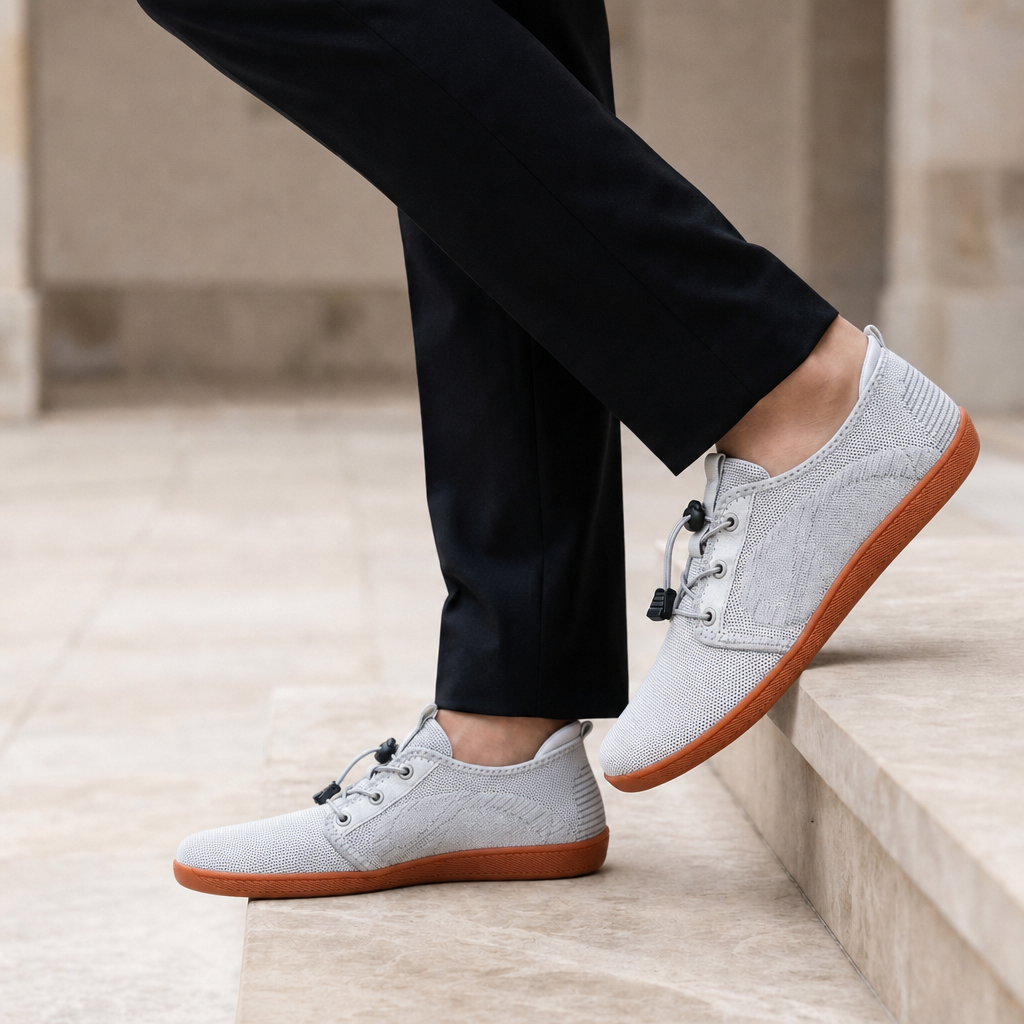 Omodos Mesh Casual Sneakers in Gray
