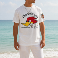 Comillas Graphic Print T-Shirt in White