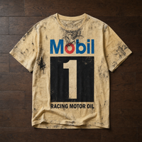 Alassio Vintage Racing Graphic Tee in Yellow