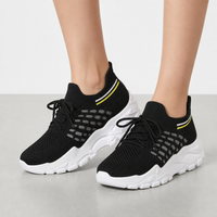 Mougins Orthopedic Chunky Sneakers in Black
