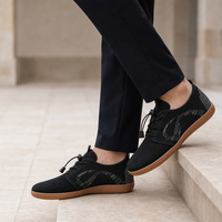 Omodos Mesh Casual Sneakers in Black