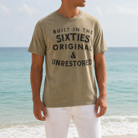 Zadar Vintage Graphic T-Shirt in Khaki