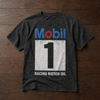 Alassio Vintage Racing Graphic Tee in Black