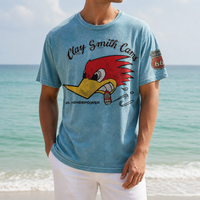 Comillas Graphic Print T-Shirt in Blue