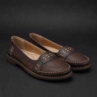 Spoleto Orthopedic Perforated Flats in Coffee