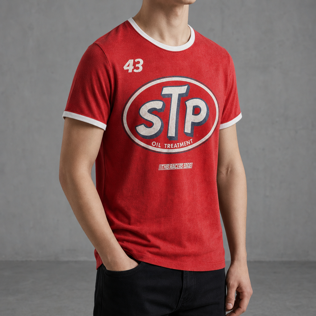 Kyrenia Vintage Racing Graphic Tee in Red