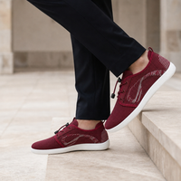 Omodos Mesh Casual Sneakers in Red