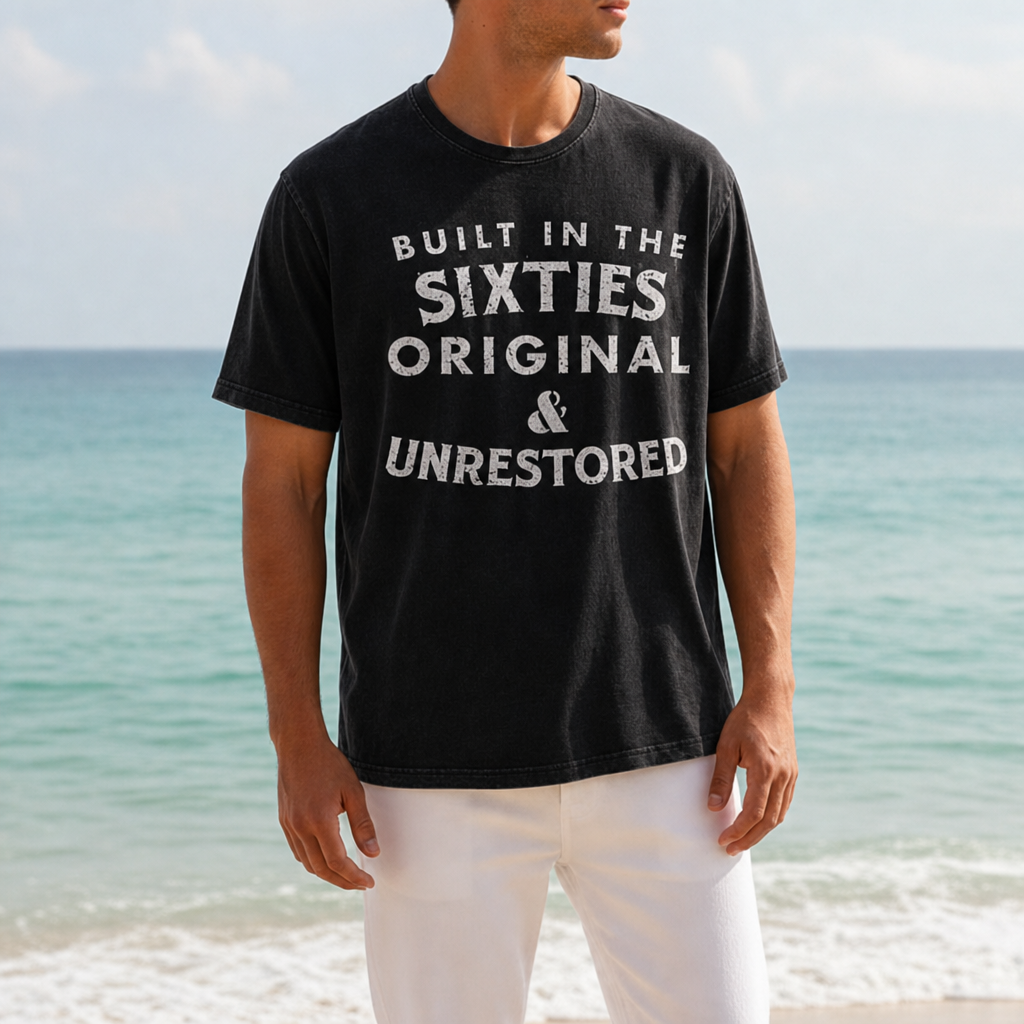 Zadar Vintage Graphic T-Shirt in Black