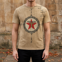 Naxos Retro Graphic Tee in Khaki