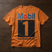 Alassio Vintage Racing Graphic Tee in Orange