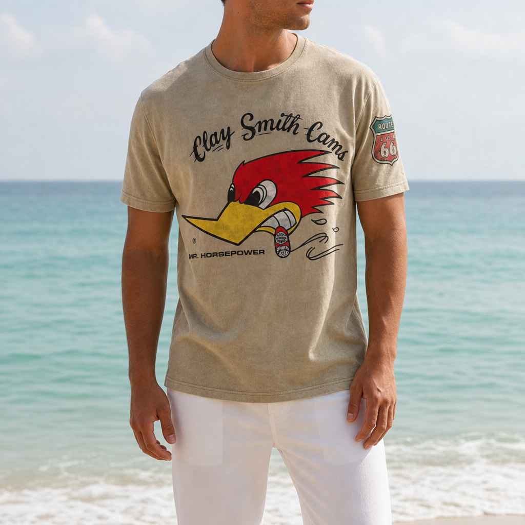 Comillas Graphic Print T-Shirt in Khaki