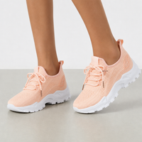 Mougins Orthopedic Chunky Sneakers in Peach