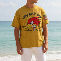 Comillas Graphic Print T-Shirt in Yellow