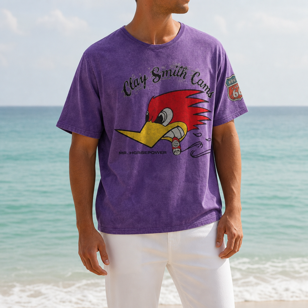 Comillas Graphic Print T-Shirt in Purple