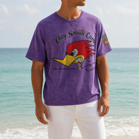 Comillas Graphic Print T-Shirt in Purple