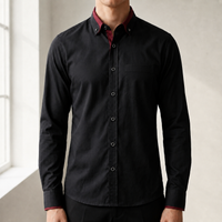 Marsaxlokk Contrast Collar Dress Shirt