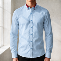 Marsaxlokk Contrast Collar Dress Shirt