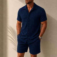 Jerez Textured Woven Two-Piece Set