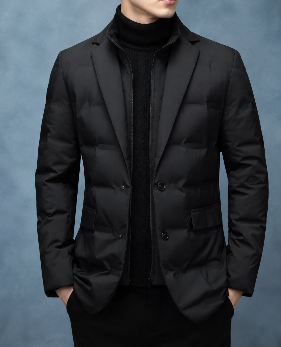 Leros Quilted Down Blazer