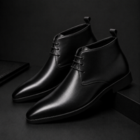 Aveiro Polished Leather Chukka Boots