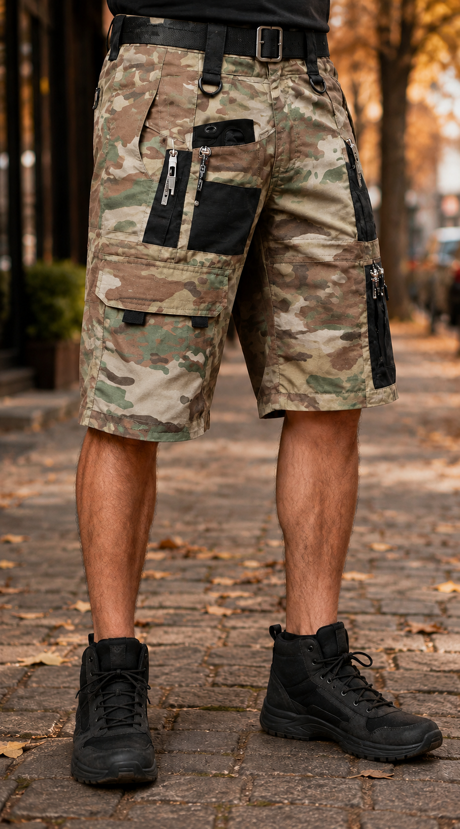 Montepulciano Tactical Camo Cargo Shorts