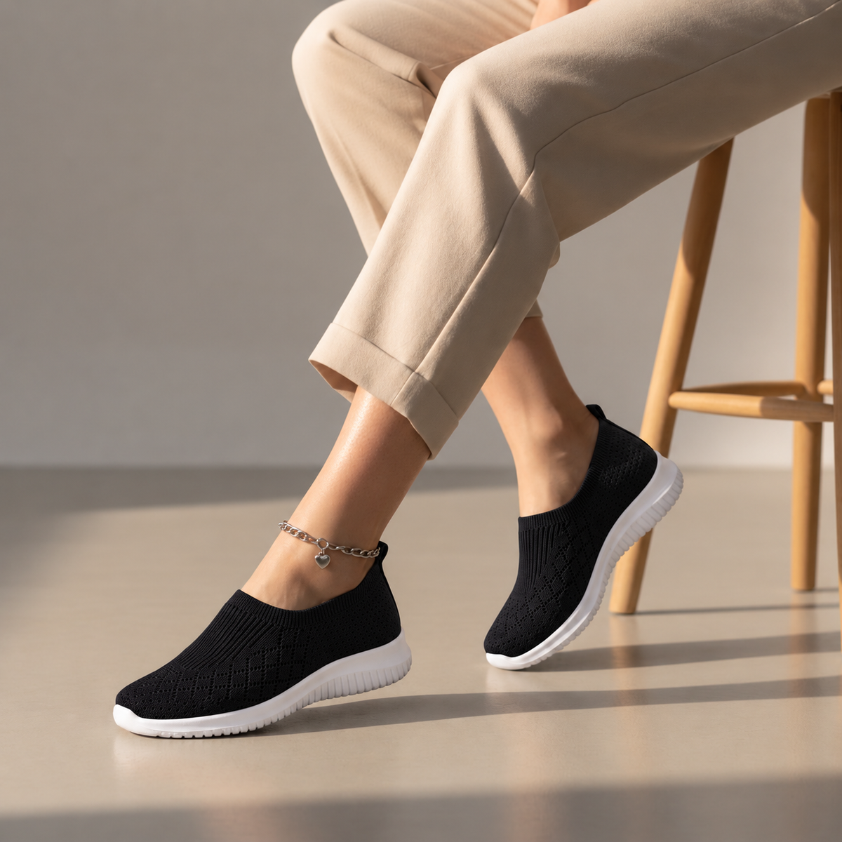 Aegina Knit Slip-On Sneakers
