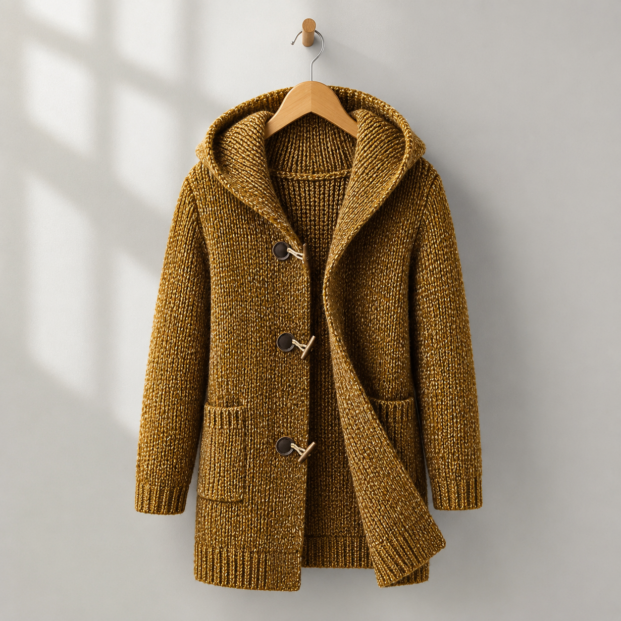 Viana Toggle Hooded Cardigan