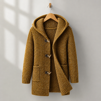 Viana Toggle Hooded Cardigan