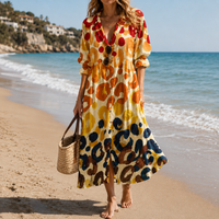 Toledo Print Midi Dress