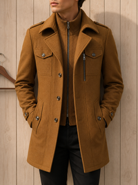 Getaria Tailored Wool Overcoat
