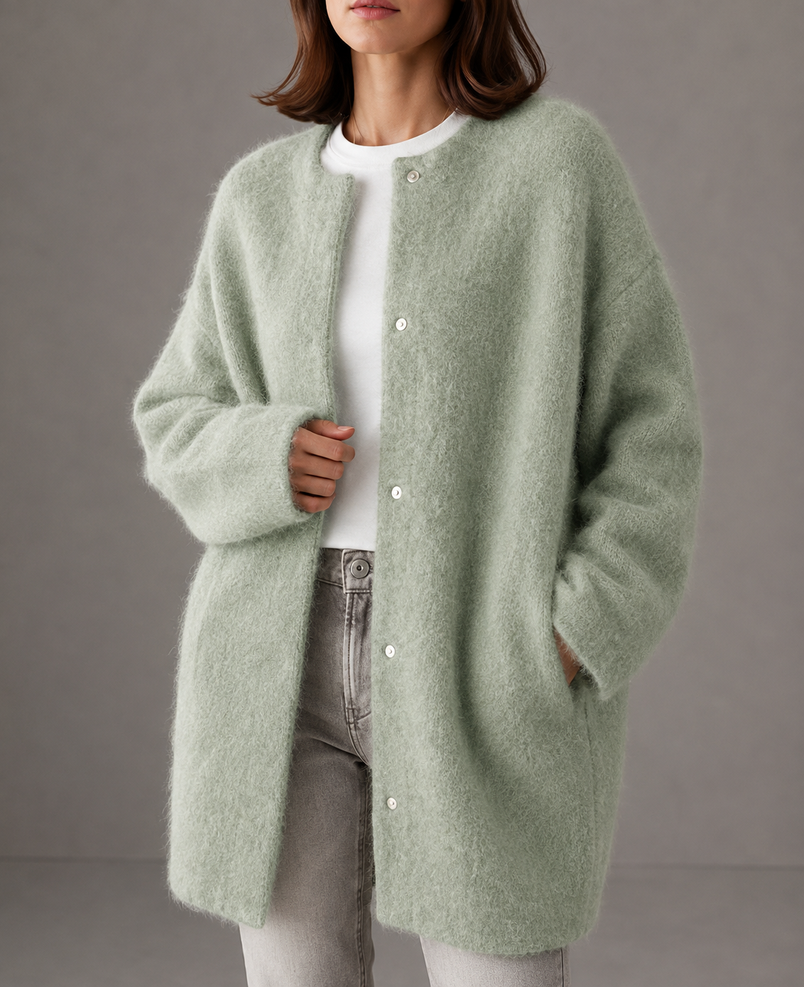 Eze Oversized Wool Cardigan