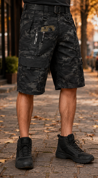 Montepulciano Tactical Camo Cargo Shorts