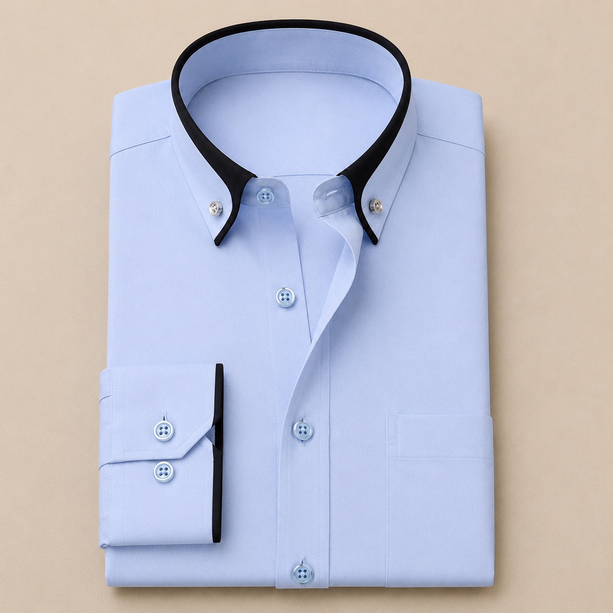 Roquebrune Contrast Collar Dress Shirt
