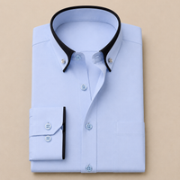 Roquebrune Contrast Collar Dress Shirt