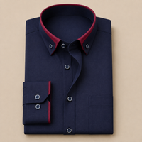 Roquebrune Contrast Collar Dress Shirt