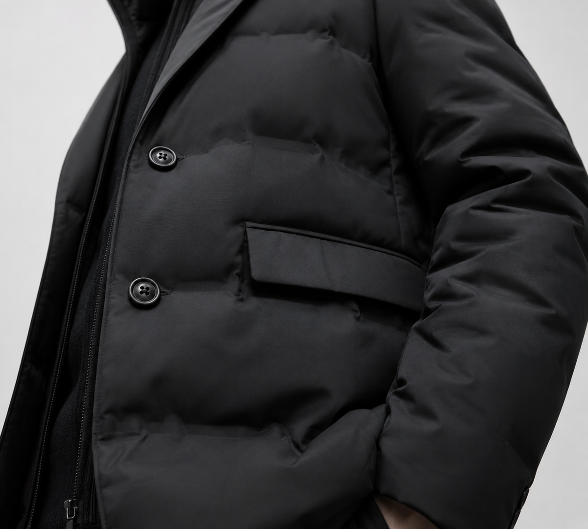 Leros Quilted Down Blazer