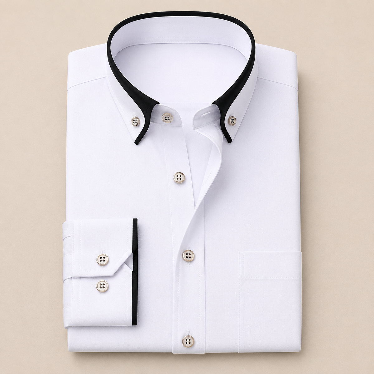 Roquebrune Contrast Collar Dress Shirt