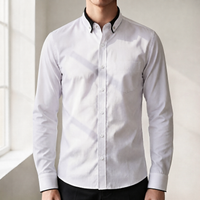 Marsaxlokk Contrast Collar Dress Shirt