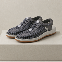 Alberobello Woven Sport Sandals in Gray