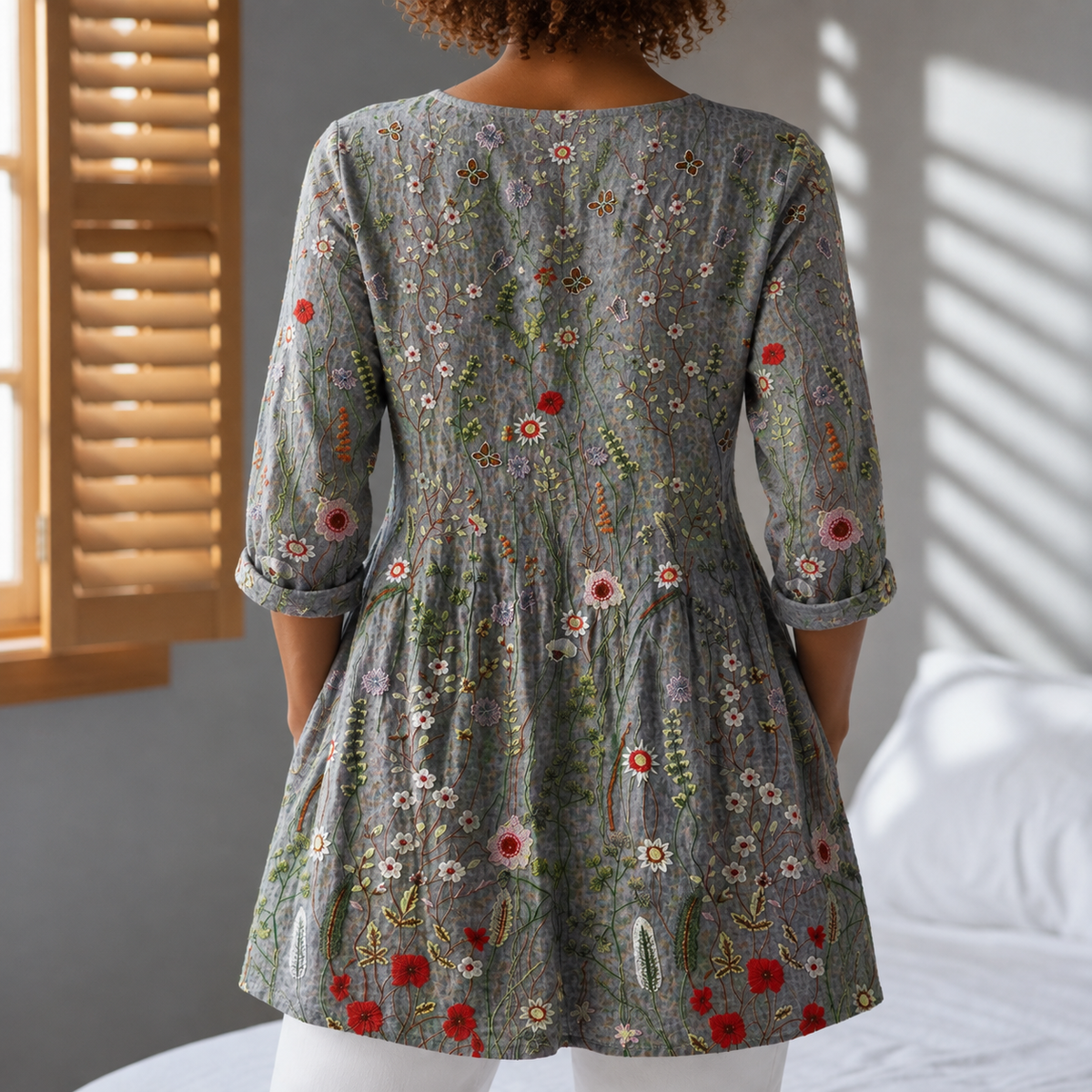 Merano Floral V-Neck Tunic