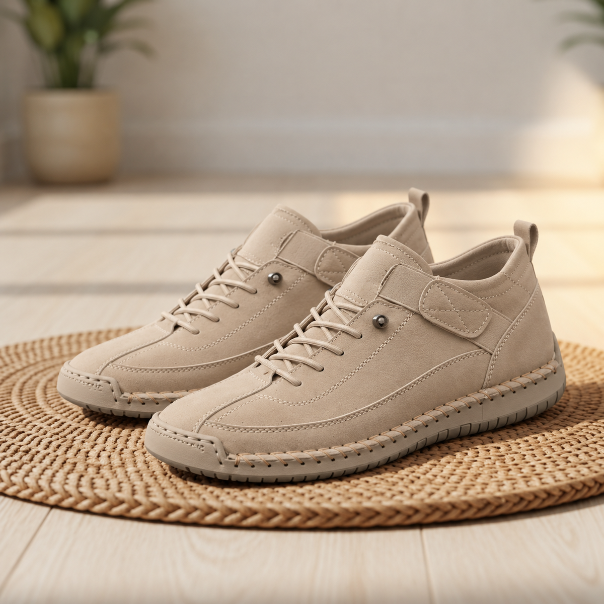 Mojacar Orthopedic Leather Sneakers
