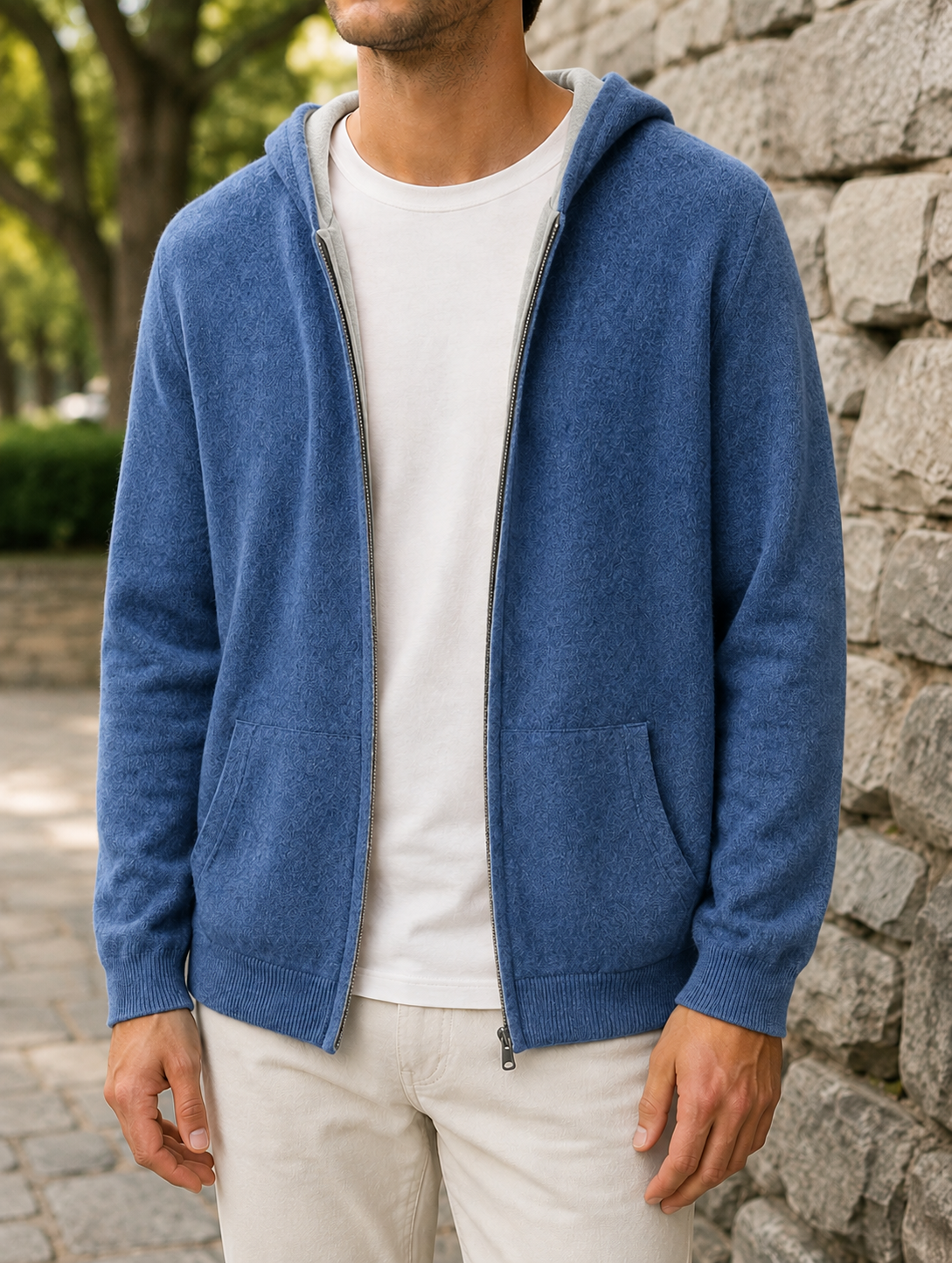 Sanremo Reversible Cashmere Hoodie