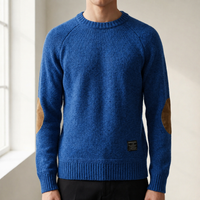 Ravello Elbow Patch Knit Sweater