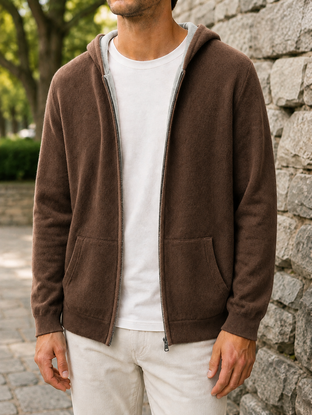Sanremo Reversible Cashmere Hoodie