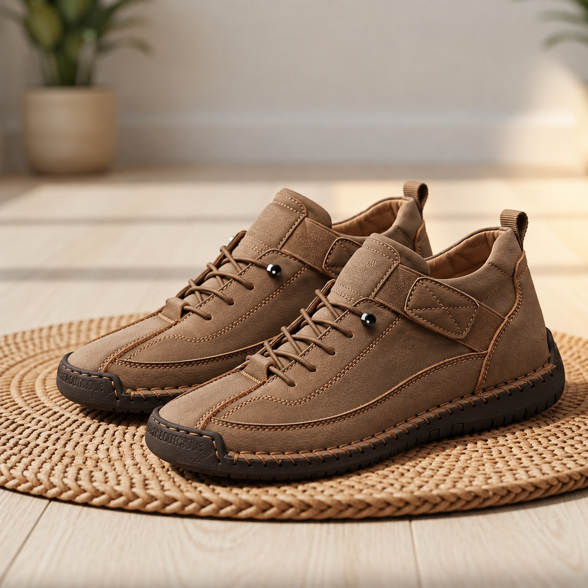 Mojacar Orthopedic Leather Sneakers