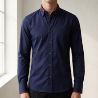 Marsaxlokk Contrast Collar Dress Shirt