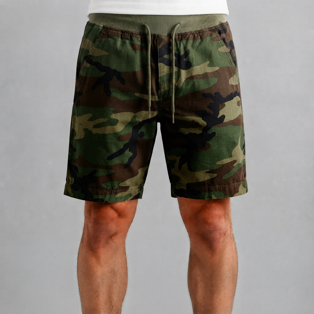 Palamos Drawstring Camo Shorts